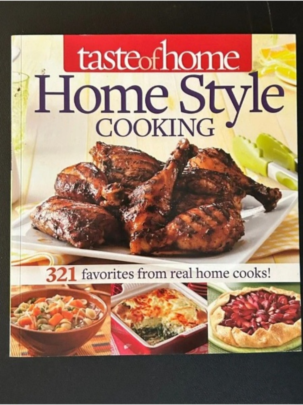 Taste of Home Home Style Cooking Cookbook - Red & White Cover